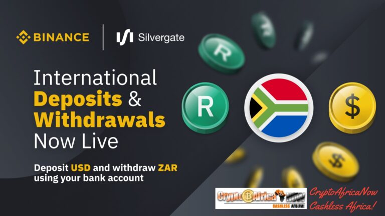 Binance adds South African Rand (ZAR) Fiat Gateway, offering new users 100$ in free vouchers and a free token worth 10BUSD.