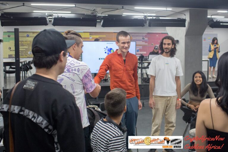 Vitalik Buterin Surprises Attendees at Kyiv Tech Summit to Show Support for Ukraine