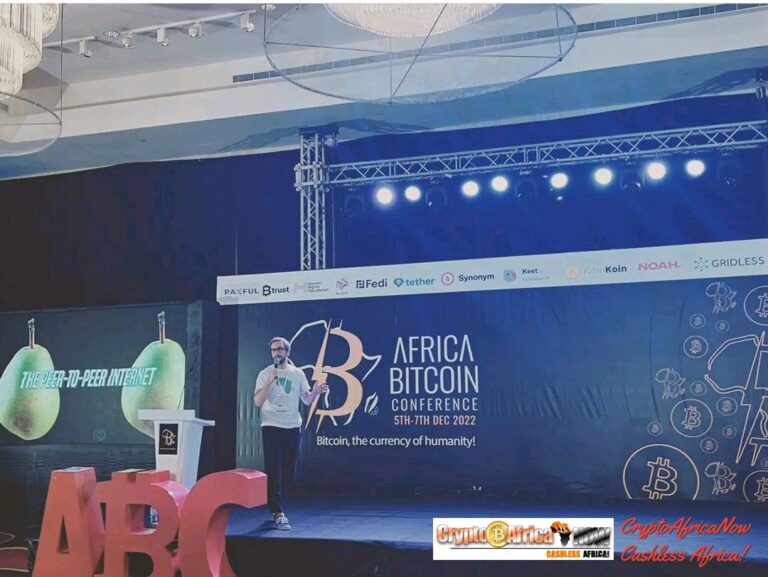 The co-founder of Twitter, Jack Dorsey, attends the inaugural Africa Bitcoin Conference in Accra, Ghana.