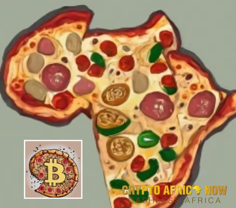 Africa’s Bitcoin community celebrates historic pizza purchase.